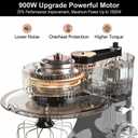 Kitchen in the box Stand Mixer 8.5 QT, 900 Watt Heavy Dough Mixer Silver