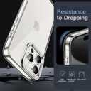 JETech Case for iPhone 15 Pro 6.1-Inch, Non-Yellowing Shockproof Phone Bumper Cover, Anti-Scratch Clear Back (Clear)