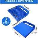 2Pack Large RV/Camper Jack Pads with The Easy-Grip Handle 8.27” W X 11.42”L Preventing Jacks from Sinking