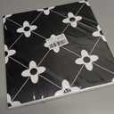 Elffloor Peel and Stick Floor Tile: 10 PCS Black Waterproof Vinyl Flooring, 11.8 in11.8 in Self-Adhesive Floor Tiles Stickers for Bathroom, Kitchen, Classroom, Bedroom