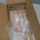 STORi Multi-Level Nail Polish Bottle Holder | Clear Plastic Organizer Rack for up to 40 Nail Polish Bottles, Rectangular 4 Tiered Vanity Display Stand for Makeup and Eyeshadow Palettes | Made in USA