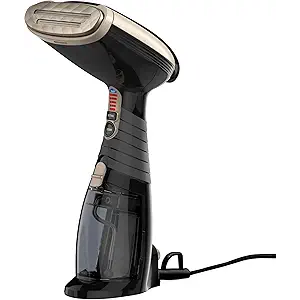 Conair Handheld Garment Steamer for Clothes, Turbo ExtremeSteam 1875W Fabric Steamer, Portable Handheld Design, Strong Penetrating Steam,  Exclusive, Black