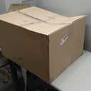 Miorun Fluffy Orthopedic Dog Bed for Dogs, Calming Plush Sofa Bed with Curved Bolster Support and Egg-Crate Foam Base, 35" Cozy Oval Pet Donut Bed with Washable Cover, Coffee