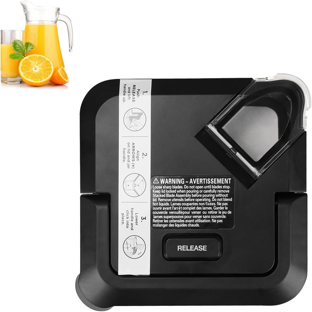 Ninja Blender Lid Replacement, Locking Lid Replacement, Top Lids Cover Parts for BL610 BN750 CO610B BN751 DB751A BN800 CT610 Series, Secure Seal, Safe, Long-Lasting