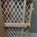 Toddleroo by North States - Diamond Mesh Wooden Baby Gate: Pressure Mounted Baby Gate for Doorways - Adjustable 26.5 to 42 Inches Wide - 23 Inches Tall