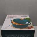 Mueller DuraCast 6 Quart Enameled Cast Iron Dutch Oven Pot with Lid, Heavy-Duty, Oven Safe up to 500 F & Across All Cooktops, Wedding Registry Ideas & Gifts, Emerald