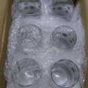 Maxcheck 6 Pcs Snowflake Winter Wine Glass Set 18 oz Winter Stemless Glasses with Silver Snow Designs for Christmas Party Wedding Present Holiday Party Gift(Snowflake)