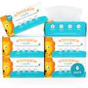 100% Pure Cotton Dry Wipes | 600 Count | Use Wet or Dry | Soft & Sensitive | Hypoallergenic | Extra Strong & Absorbent | Perfect for Diaper Changes, Runny Noses, Drool, Meal Time & Nursing