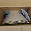 Rattan Plug in Pendant Light Set of 2 (Bulbs Included), 12"x6" Boho Hanging Lights with 13FT Black Hemp Plug-in Cord, On/Off Switch for Living Room, Bedroom, Kitchen (Umbra Wave - Black (2-Pack))