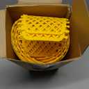 Tatuo 8 Pcs Jelly Bags Bulk Jelly Purse Plastic Basket Party Favor Beach Handbags Easter Egg Basket for Women Girls Kids (Yellow)