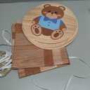 AerWo Gender Reveal Games Tic Tac Toe Board Game with 10 Boy or Girl Signs, Gender Reveal Ideas, Boy or Girl, He or She Sign Gender Reveal Party Supplies, Baby Shower Gender Reveal DecorationsBear