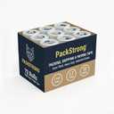 Packstrong Industrial Grade Clear Packing Tape 72 Rolls - 110 Yards per Roll - 2" Wide x 2.7 mil Thick, Acrylic Adhesive Heavy Duty Tape for Box Office Moving Packaging Shipping