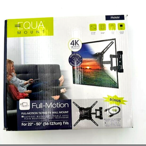 Equa Mount Full Motion Tilting TV Wall Mount for 22" to 50" TVs - Small TV Mount