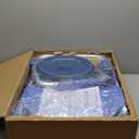 Bedside Commode Wheelchair with Drop Arms & Lockable Casters, Waterproof Aluminum Shower Chair, Anti-Tilt Foldable Footrest, Sponge Padded Seat, 330lbs Weight Capacity, 3 in 1 Bedside Commode Chair