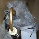 Candle Warmer Lamp with Timer - Electric Candles Wax Warmers Glass Lamps for Jar Candles Burner Adjustable Height and Dimmable Light Modern No Flame Scented Candle Warming Lantern, Amber