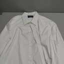 Alimens & Gentle Men's Dress Shirt Regular Fit Stretch Stain Shield Long Sleeve Solid Business Wedding Button Down Shirts (XX-Large, White)