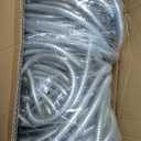 TITAN Garden Hose 200FT - 304 Stainless Steel Metal Water Hose, Flexible, Kink-Free, Lightweight, Durable, Crush Resistant Fittings, Easy to Coil, 500 PSI