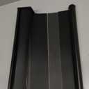 Joydeco Cordless Zebra Blinds for Windows, Dual Layer Light Control Window Blinds with Light-Proof Aluminum Cover, Free-Stop Roller Shades for Home & Office (Black,18" W x 48" H)