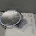 Makeup Mirror with Lights, 1x/20x 360° Rotation Vanity Mirror, Brightness Adjustable Lighted Makeup Mirror with Magnification, 5000 mAh Rechargeable Double Sided Mirror with 3 Colors, Gift for Women