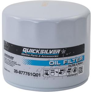 Quicksilver 877761Q01 Oil Filter for Select Mercury and Mariner 75-115hp Outboards and 150hp EFI 4-Stroke Outboards
