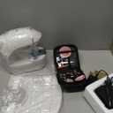 EASYBERG Mini Sewing Machine for Beginners, Dual Speed Easy Automatic Sewing Machine with Expansion Table and Sewing Tool, Suitable for Family and Travel