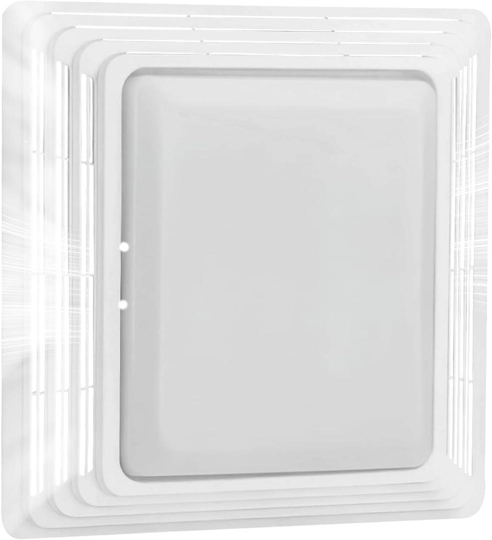 S97014094 Bathroom Fan Cover Grille and Lens, Replacement for Broan Nutone Exhaust Fan Models 678, 679, 679FL,679FLT,680,680FL,680FLT,M680,HD50L and HD80L