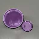 Pineapple And Purple Acrylic Travel Tumbler with Straw For Iced Coffee or Water. 24 Ounce.