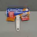 ChomChom Roller Pet Hair Remover  Original Size Reusable Lint Roller for Cat & Dog Hair on Furniture, Couch, Carpet, Car, Rugs & Bedding  Portable, Eco-Friendly (White)