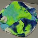 Dog Hoodie Tie Dye Dog Sweatshirt Chic Winter Clothes Ultra-Soft Warm Sweaters for Small Medium Dogs Fashion Pet Clothes for Dogs (Blue/Yellow/Green, XS (Back: 9.05",Chest: 13.77", Neck: 12.59"))