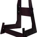 15.5 Inch Large Plate Stands for Display, Wooden Picture Frame Stand, Decorative Easel Holder for Plates, Bowl, Plaque, Pictures, Books (Brown, 1 Pack )