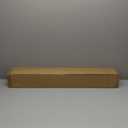 LazBlinds Cordless Bamboo Roman Shades, Privacy Blinds for Interior Windows, Room Darkening Roll Up Bamboo Blinds for Home & Patio, 32.5" W x 64" H, Highfield Teak