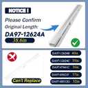 DA97-12624A Refrigerator Door Flipper Assembly Compatible with Samsung RF323TEDBSR, Sam-Da97-12624a Refrigerator Door Mullion with Heater Replaces 3319840 AP5623125 PS4176633 EAP4176633