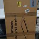 Hartwares NeoSilent Walking Pad Under Desk Treadmill for Home with BLDC Core and Extra-Large Belt, App and Remote Control, Portable and Compact for Small Space Red Black