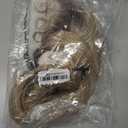 HAIRCUBE 13x6 HD Transparent Lace Front Wig, Ombre Blonde Hightlight Long Straight Synthetic Glueless Wig with Natural Density Hairline & Adjustable Cap (#TT8/106HL)