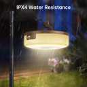 MORIKO Camping String Lights, 2 in 1 Colorful Outdoor String Lights with 7 Lighting Modes (33FT), IPX4 Waterproof, 25s Rapid Recovery, Rechargeable LED Camping Lantern for Outdoor Tent Hiking Decor