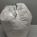 APSMILE King Size Down Feather Fibers Comforter, All Seasons Duvet Insert with 100% Organic Cotton, Fluffy FillPower Medium Warm Hotel Comforter Insert, (106x90, Ivory White)