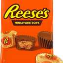 REESE'S Miniatures Milk Chocolate Peanut Butter Cups, Candy Party Pack, 35.6 oz (EXP 01/31/26)