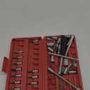 Alipis Car Repair Tool Kit 46pcs Socket Ratchet Wrench Set Compact Tool Kit Small Socket Set Chrome Vanadium Steel Home Garage Auto