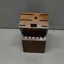 RedCall Universal Knife Block Holder,Large Wood Bamboo Knife Block without Knives,14 Slot Universal Knife Holder Countertop,Butcher Block Knife Storage Organizer for Kitchen (Brown)