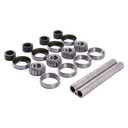 DVPARTS 2X 13x5-6 Improved Front Wheel Bearing Rebuild Kit & Axle Sleeve Compatible with Scag 43581 482621 482622 43584 Hard 304 Stainless Steel Axle & Upgraded Spring-Loaded Seals
