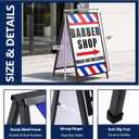 Barber Shop Sign 24" x 36" Barber Shop Walk Ins Welcome Sidewalk Sign