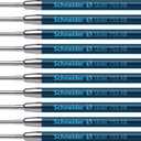 Schneider Slider 755 XB (Extra Broad) Ballpoint Pen Refill, 1.4 mm, ISO Format G2, Blue Ink, Box of 10 Refills (175503)