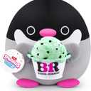 Snackles Series 2 Penguin & Baskin-Robbin 16 Inch Plush by ZURU, Ultra Soft Plush, Collectible Plush with Real Licensed Brands, Stuffed Animal, Giftable