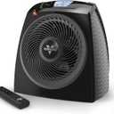 Vornado TAVH10 (2025) Space Heater with Remote for Home, Fan Only Option, Digital Display with Adjustable Thermostat, Advanced Safety Features, Timer, Auto Climate Control, Heater for Bedroom, Black