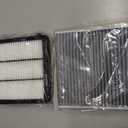 GoaMotors Engine Air Filter and Cabin Air Filter Replacement Compatible with Honda Civic 1.5L 2022-2024, Replace 17220-64A-A00, 80291-TF3-E01