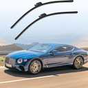 FZJDSD 1 Set Windshield Wiper Blade Compatible with Bentley Continental Gt Gtc & Flying Spur Models From 2004-2018 Replace 3W1955425D 3W1955425A 3W1955425B 3W1955425C