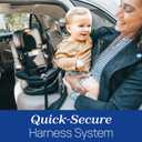 Chicco Fit360 Zip ClearTex Rotating Convertible Car Seat with Fit360 Mirror, 360 Degree Rotation for Rear-Facing and Forward-Facing Usage, Jet/Black, Exp date: September 2033