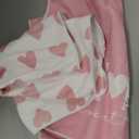 Artoid Mode Pink Heart Love Home Sweet Home Valentine's Kitchen Towels Dish Towels, 18x26 Inch Anniversary Wedding Decoration Hand Towels Set of 2