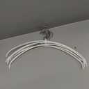 Mawa by Reston Lloyd, Euro Ultra-Thin Series, Non-Slip Space Saving Clothes Hanger, Style 40/PT for T-Shirts, Blouse, & Sun Dresses, Set of 4, White