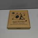 Agape Warm Bird Nest Hammock for Cage, Plush Bird Bed House Hideaway Hut, Birdcage Accessories for Parakeet, Budgie, Cockatiel, Lovebird, Conure, Aviary, Bird Playstand for Cages, Nido para Pjaros (Beach)